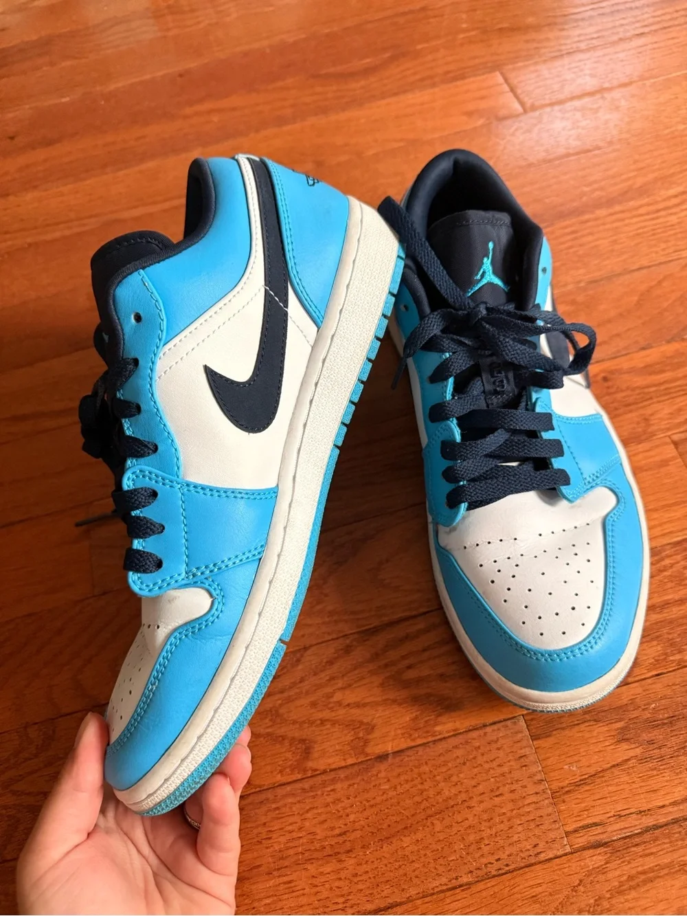 Blue Nike Air Jordan’s Men’s Shoes, size 8.5
